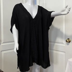 GAUZE LIKE CRINKLE BEACH COVER UP SIZE 4X NEW NO TAG